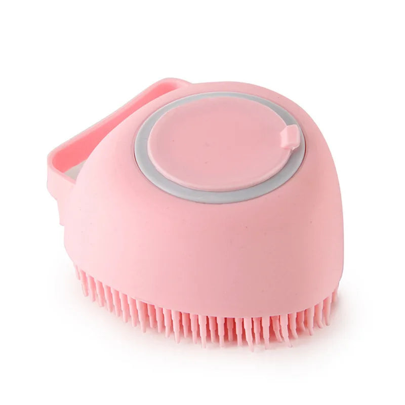 Pet Bath & Massage Brush β Soft Silicone Grooming Brush for Dogs & Cats | PetNestIndia